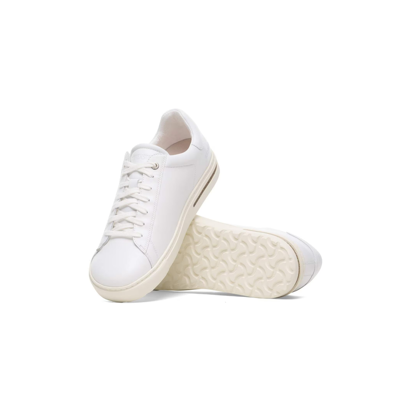Birkenstock® • Bend Low Leather Tennis Shoes - White (Regular)
