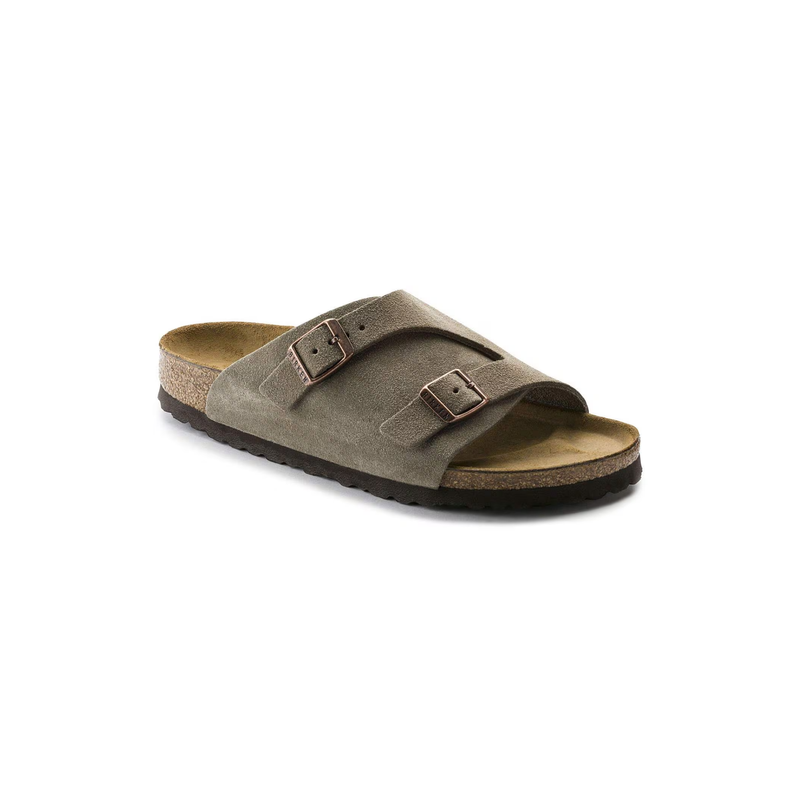 Birkenstock® • Zurich Suede - Taupe (Narrow)