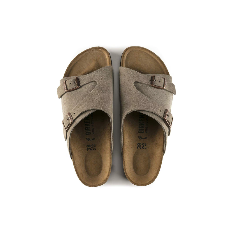 Birkenstock® • Zurich Suede - Taupe (Narrow)