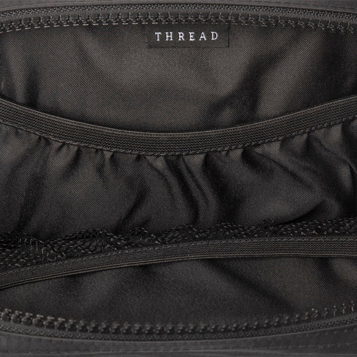 Thread Puffer Fanny Pack - Black