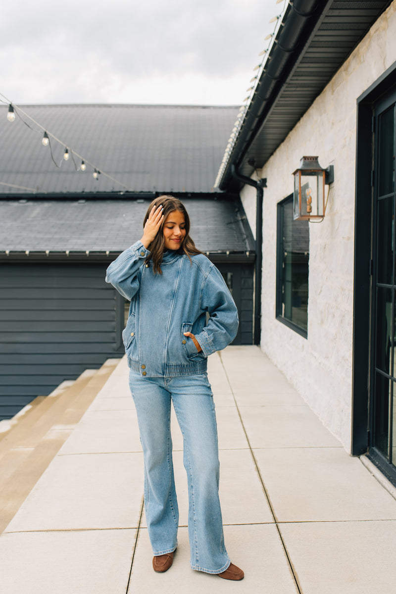 Vervet • High Rise Vintage Flare Jeans - Fine