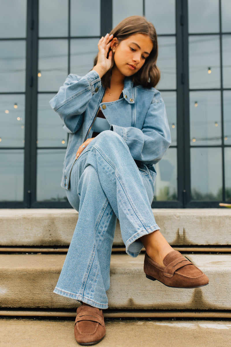 Vervet • High Rise Vintage Flare Jeans - Fine