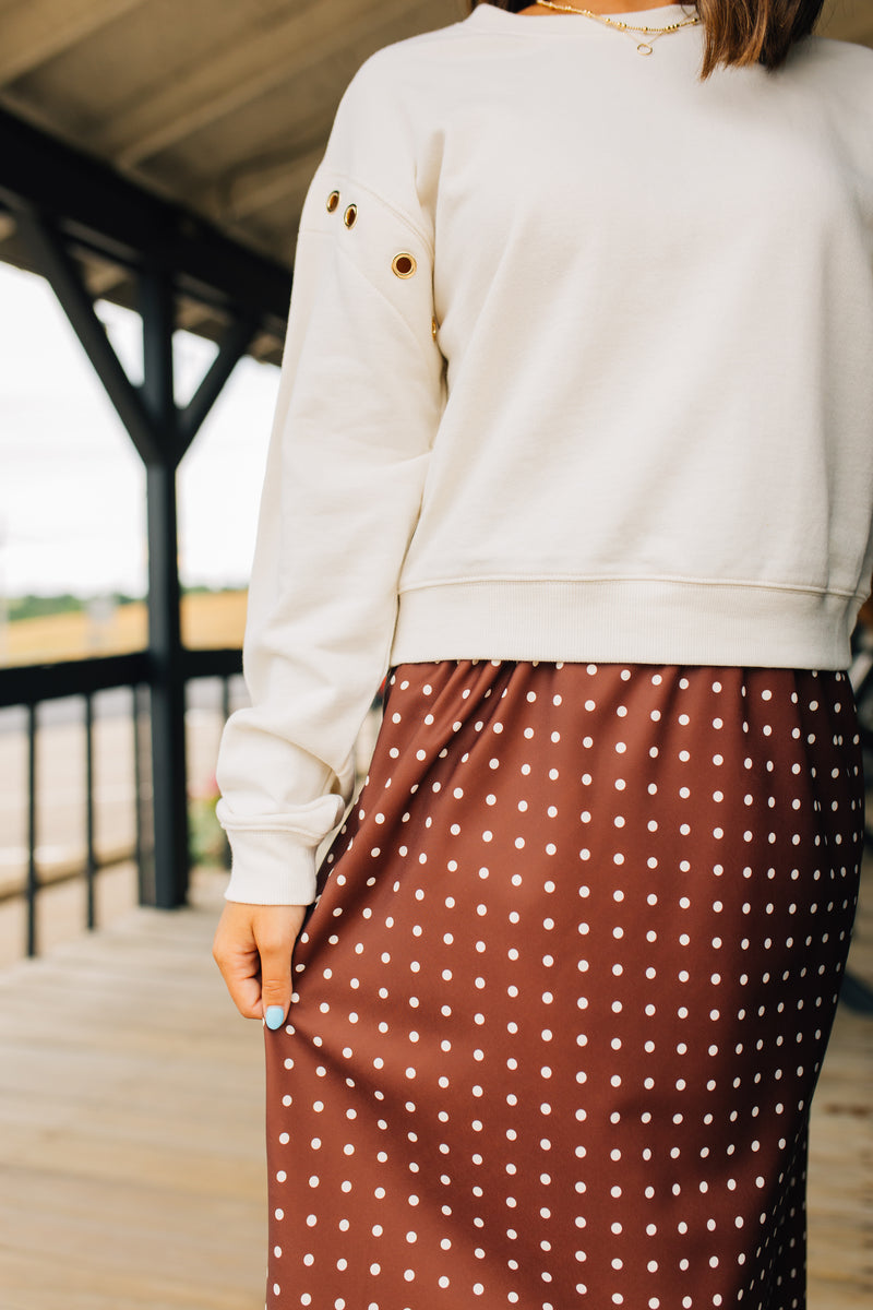 Z Supply • Axel Grommet Sweatshirt - Sandstone