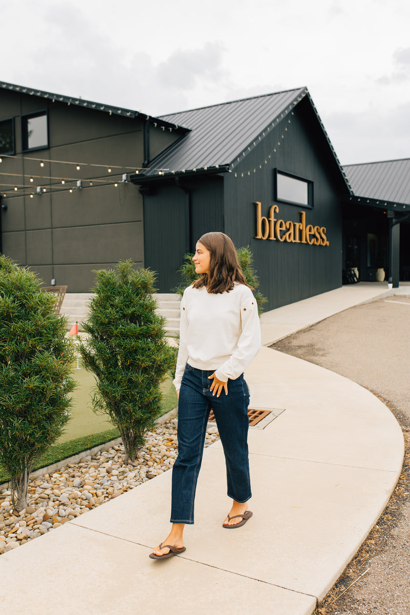 Lovervet • High Rise Slim Barrel Jeans - Divinity