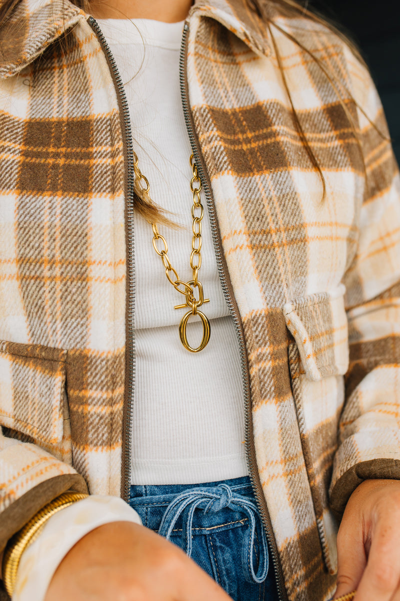 Thread & Supply • Marshall Jacket - Brown & Orange