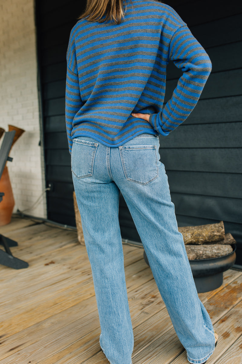 Vervet • High Rise Wide Leg Jeans - Astonishing