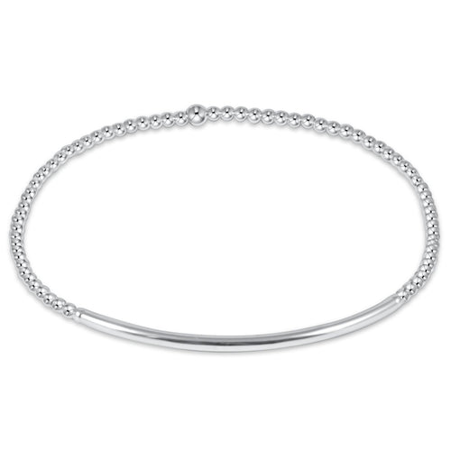 enewton • Bliss Classic Sterling Silver 2mm Bead Smooth Bar Bracelet