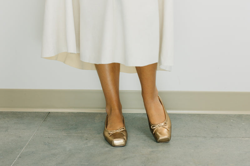 Steve Madden • Eleve Flat - Bronze Leather