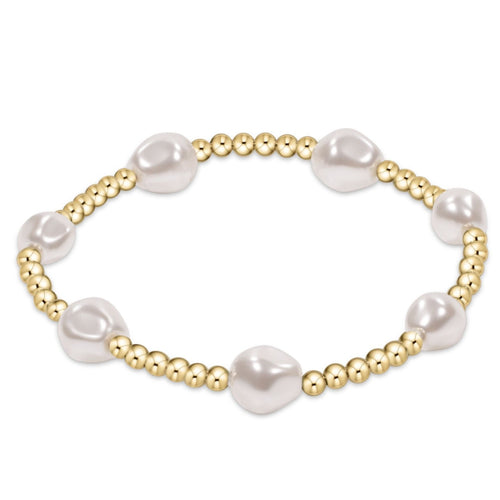 enewton • Admire Gold 3mm Bead Bracelet Pearl