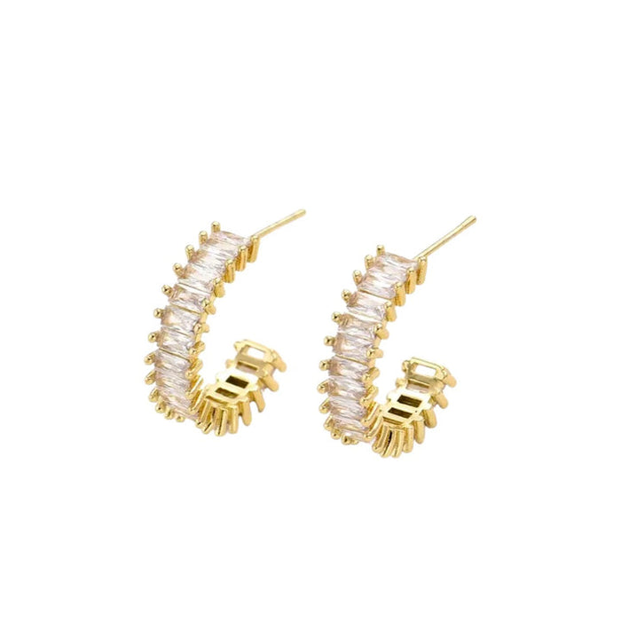 Nikki Smith Designs • Esther Gold Diamond Hoops