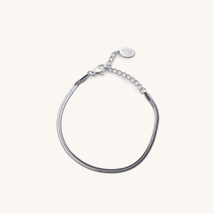 Nikki Smith Designs • Micro Silver Herringbone Bracelet