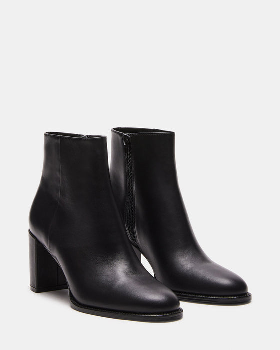 Steve Madden • Jozie Leather Booties - Black