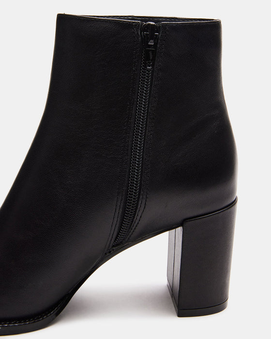 Steve Madden • Jozie Leather Booties - Black