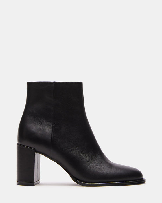 Steve Madden • Jozie Leather Booties - Black