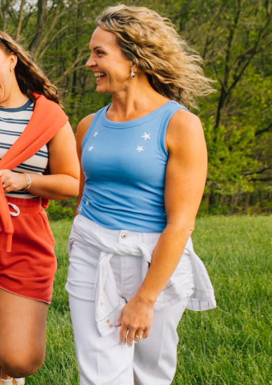 Thread & Supply • Edlin Embroidery Tank - Blue