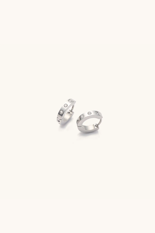 Nikki Smith Designs • Mini Corinne Huggies Silver