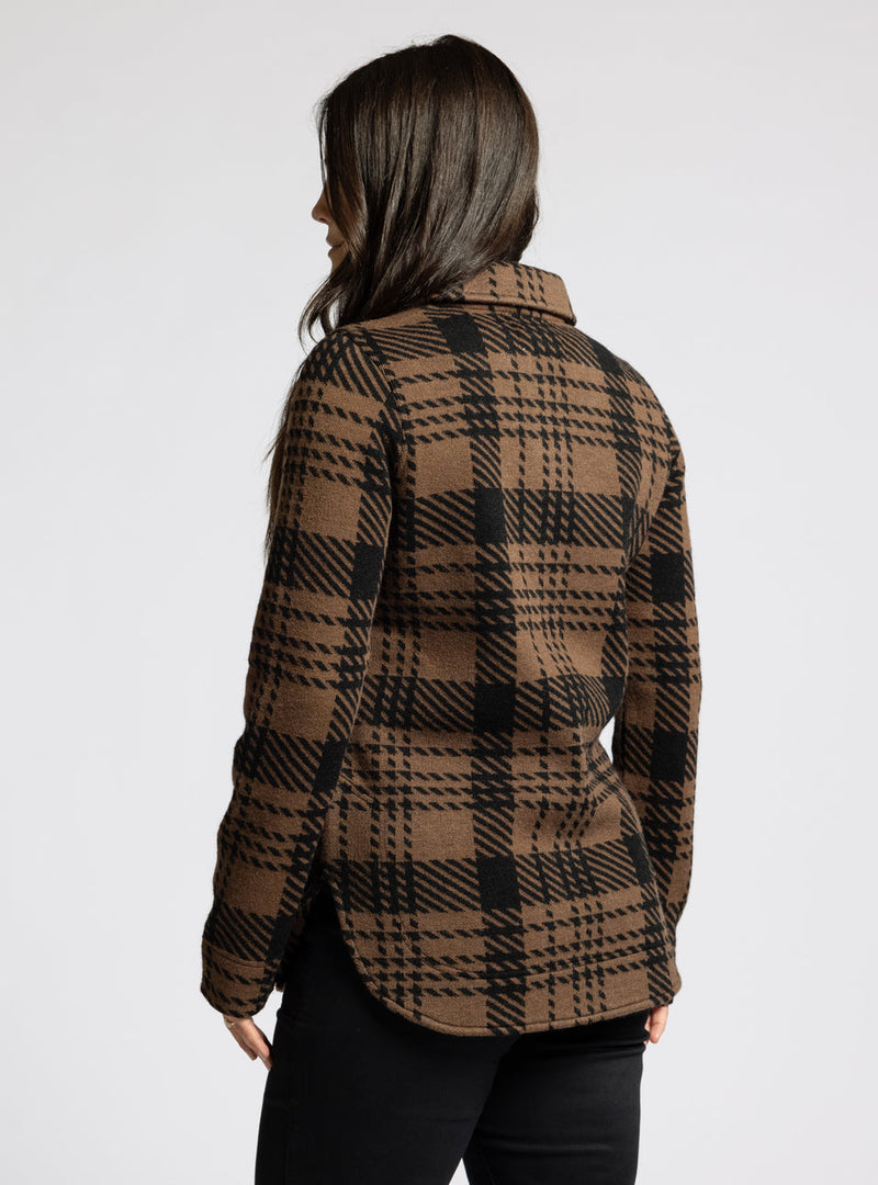 Thread & Supply • Leah Coat - Brown/Black