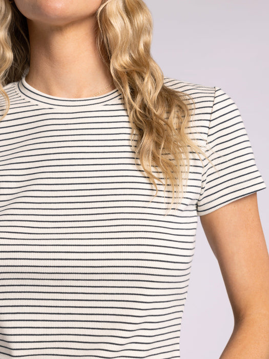 Thread & Supply • Annie Tee - Cream & Black