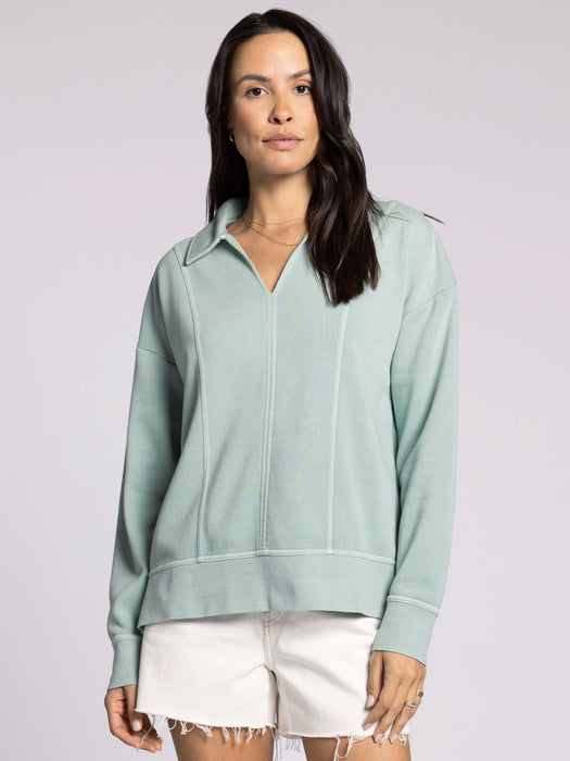 Thread & Supply • Capri Sweatshirt - Blue Surf