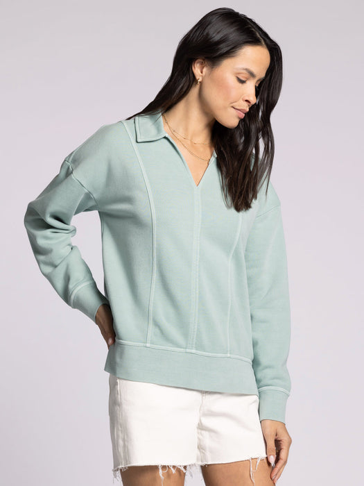 Thread & Supply • Capri Sweatshirt - Blue Surf