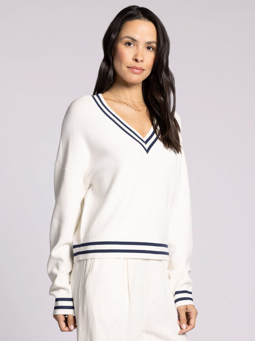 Thread & Supply • Rebecca Sweater - Ivory & Navy