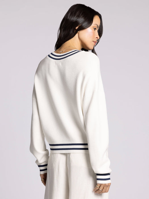 Thread & Supply • Rebecca Sweater - Ivory & Navy