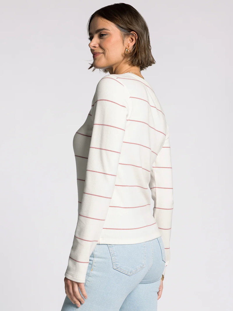 Alder Top - Ivory Rose