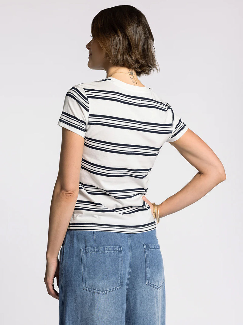 Natalie Tee - Ivory Navy
