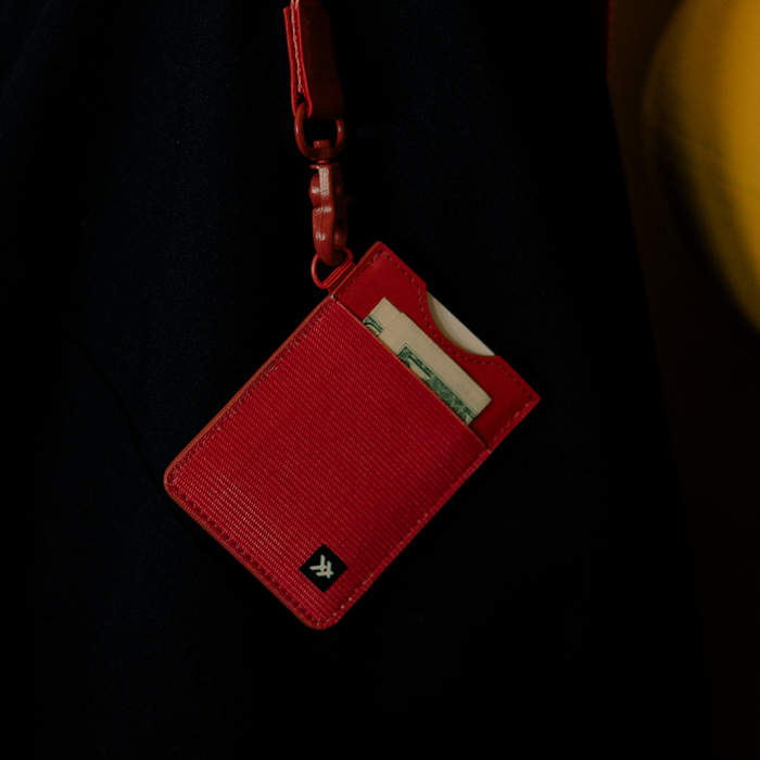 Thread  Red Vertical Wallet