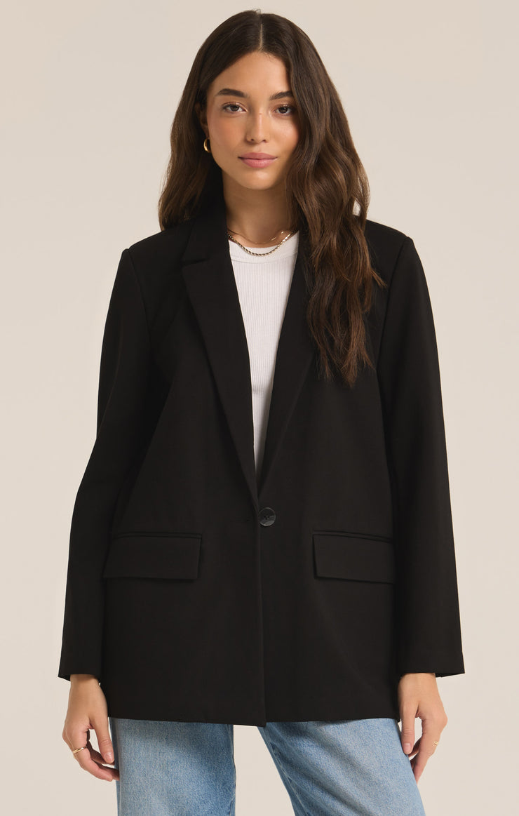 Z Supply • Do It All Relaxed Blazer - Black