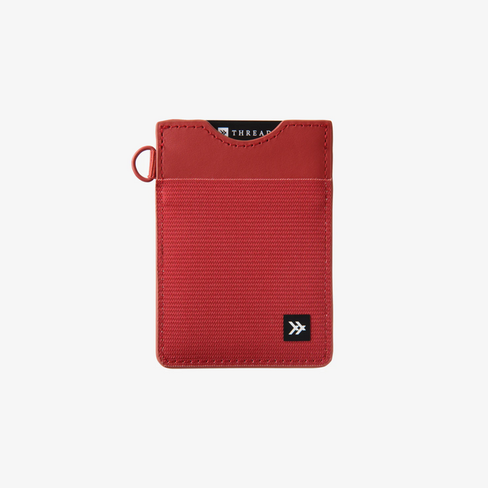 Thread  Red Vertical Wallet