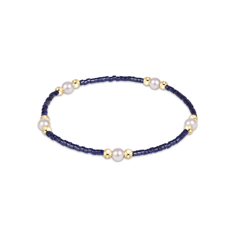 enewton • Gameday Hope Purpose Pearl Bracelet - Navy