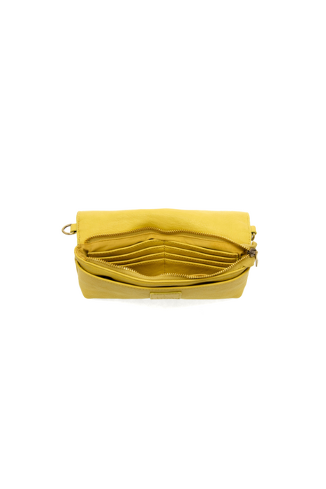 Yellow Everly Organizer Flap Crossbody