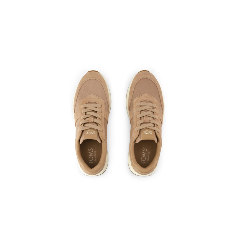 TOMS • Trvl Lite Retro Water Repellent Vintage Twill/Suede Studs Sneaker
