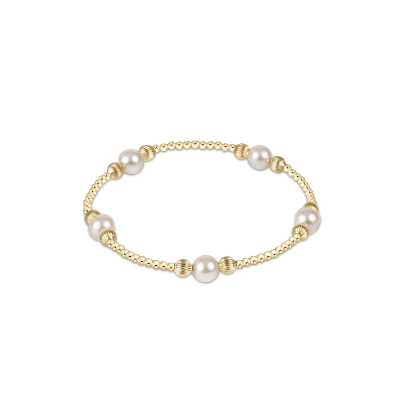 enewton • Purpose Pearl 6mm - Dignity Gold Bracelet