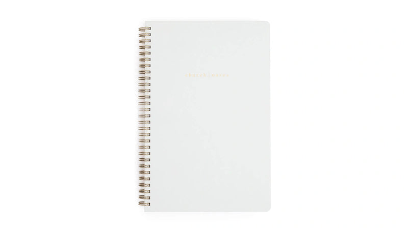 Church Notes • Dove Grey Bible Study Notebook