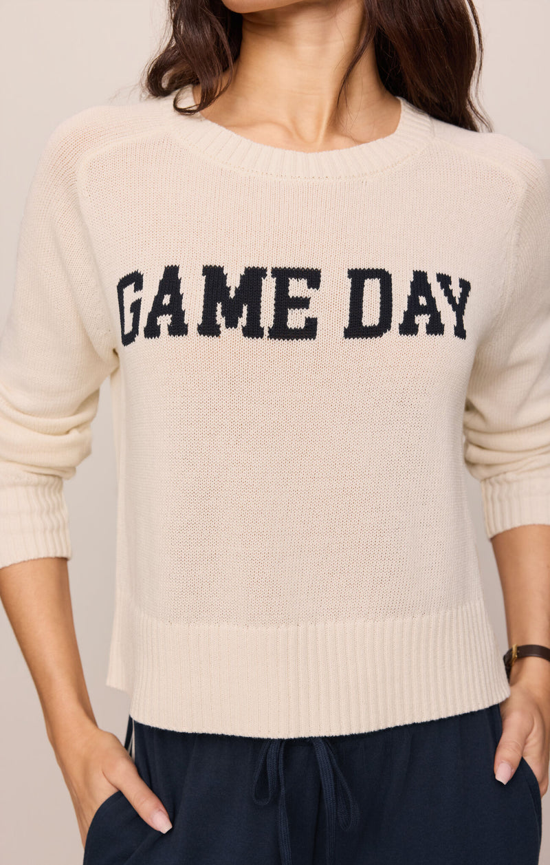 Z Supply • Varsity Stand In Sweater - Sandstone