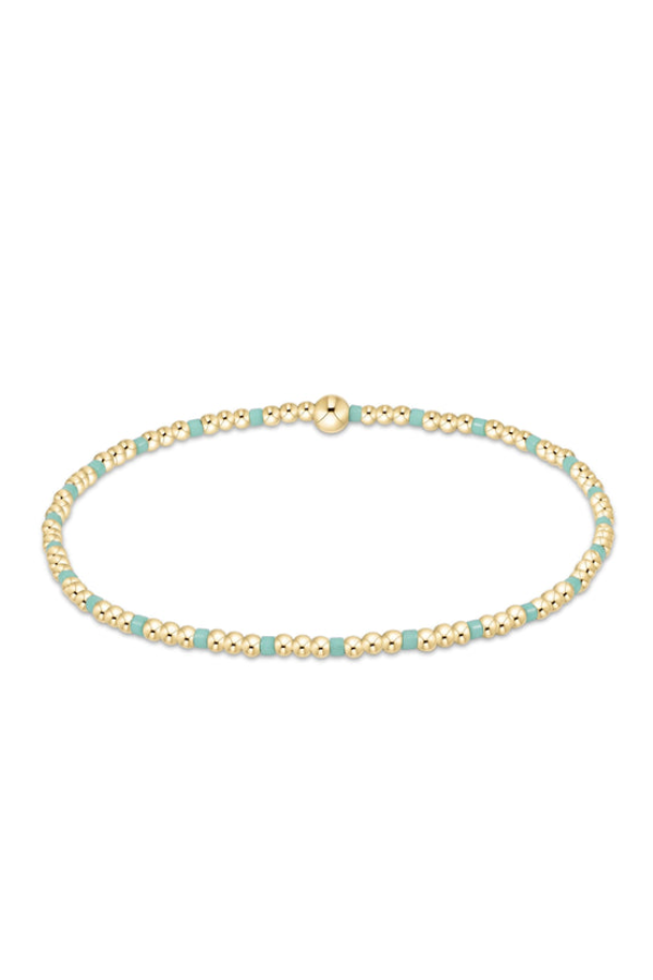 enewton • Hope Sincerity Pattern 2mm Bead Bracelet- Mint