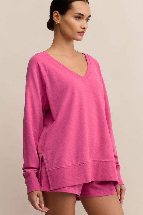 Z Supply • Weekender V Neck - Island Pink