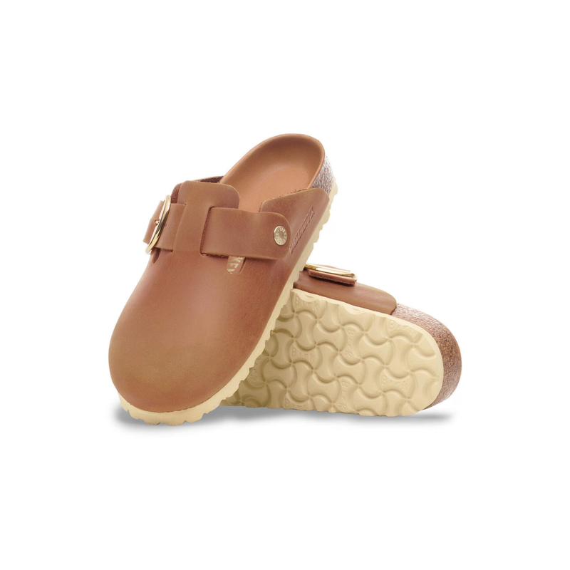 Birkenstock • Boston Big Buckle - Oiled Cognac (Narrow)