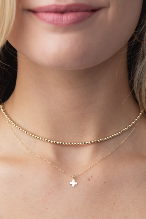 enewton • Classic Gold 3mm Bead Choker -  17"