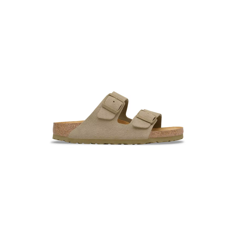 Birkenstock® • Arizona - Suede Faded Khaki (Regular)