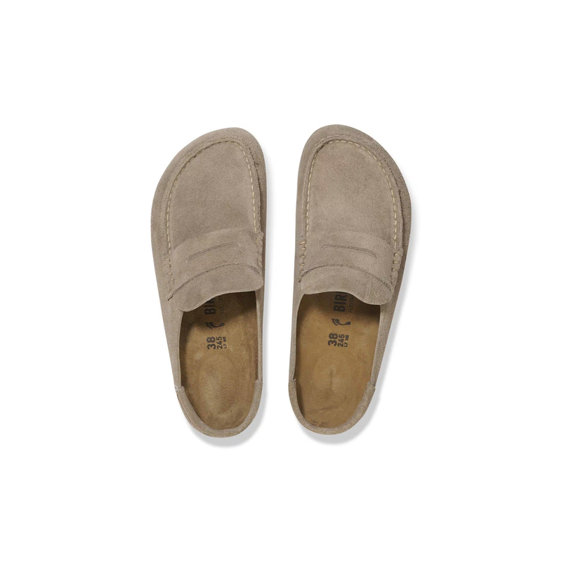 Birkenstock® • Naples Wrapped - Taupe Suede (Narrow)