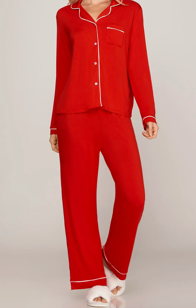 Pajama Set - Red