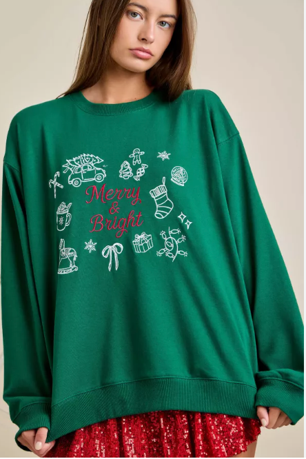 Christmas Doodle Sweatshirt