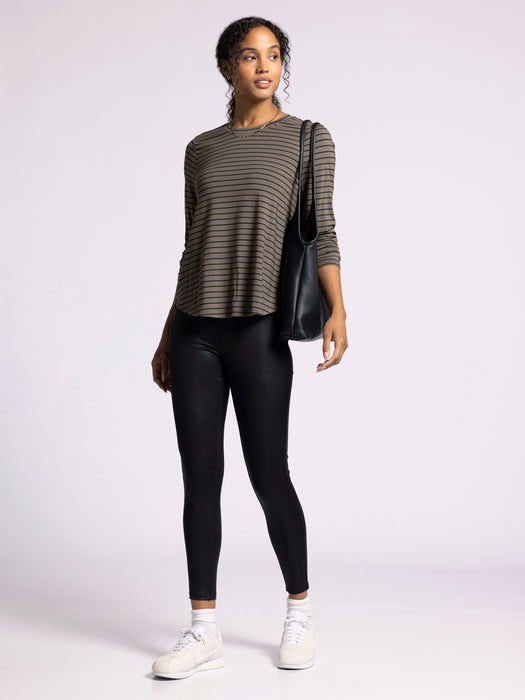 Recreation • Stassia Top - Olive/Black