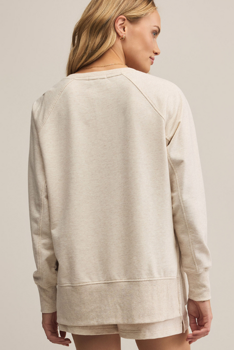 Z Supply • Weekender V Neck Light - Oatmeal Heather