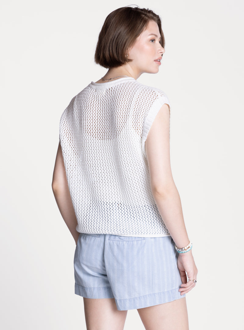 Thread & Supply • American Flag Acer Top - White