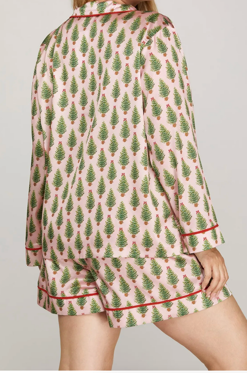 Christmas Tree Pajamas - Rose- Curvy
