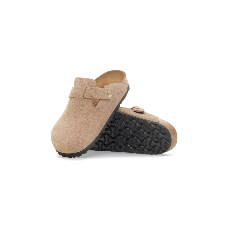 Birkenstock • Boston Suede -Sandcastle (Narrow)